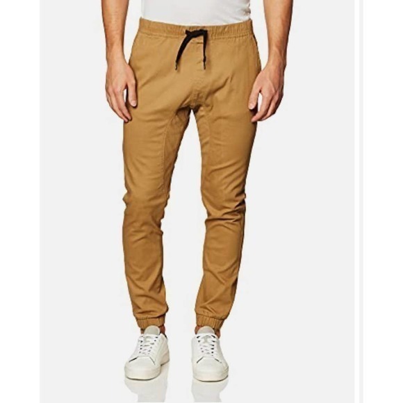 WT02 Other - WT02 Men's Basic Stretch Twill Joggers Pants SZ M